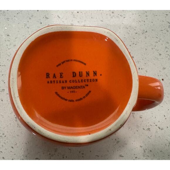 Rae Dunn CANDY COMA Orange Mug Coffee Cup Halloween - Picture 2 of 2